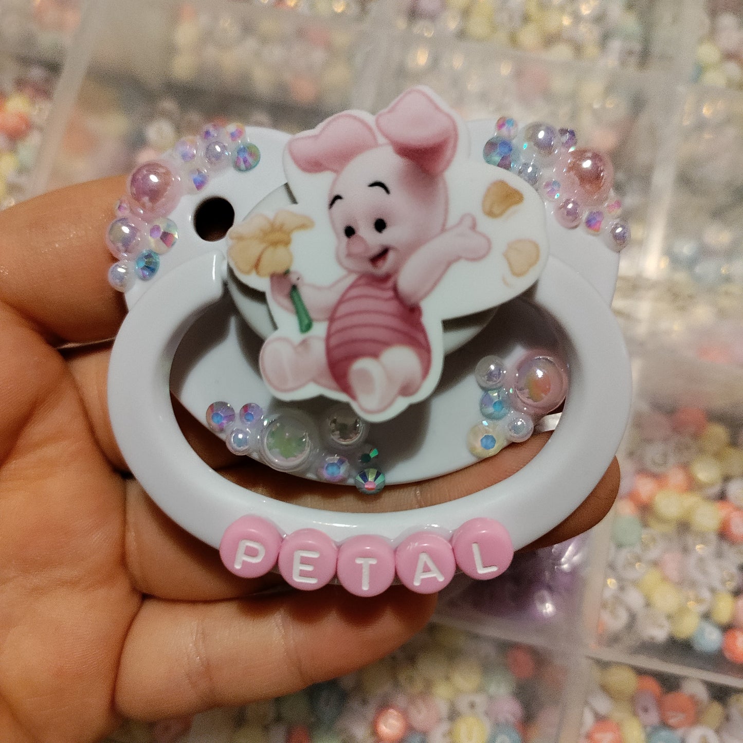 'Petal' Piglet from Winnie the Pooh Paci