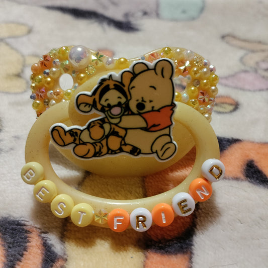 'Best Friend' Pooh and Tigger Paci