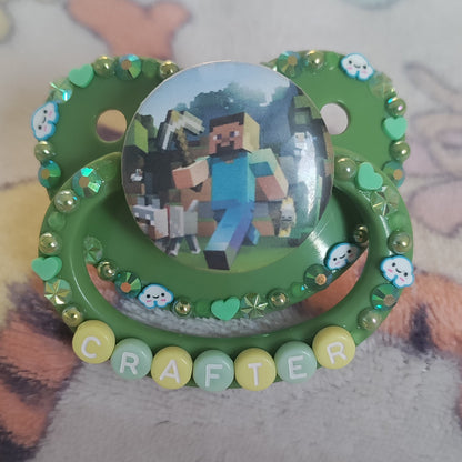 'Crafter' Minecraft Adult Paci