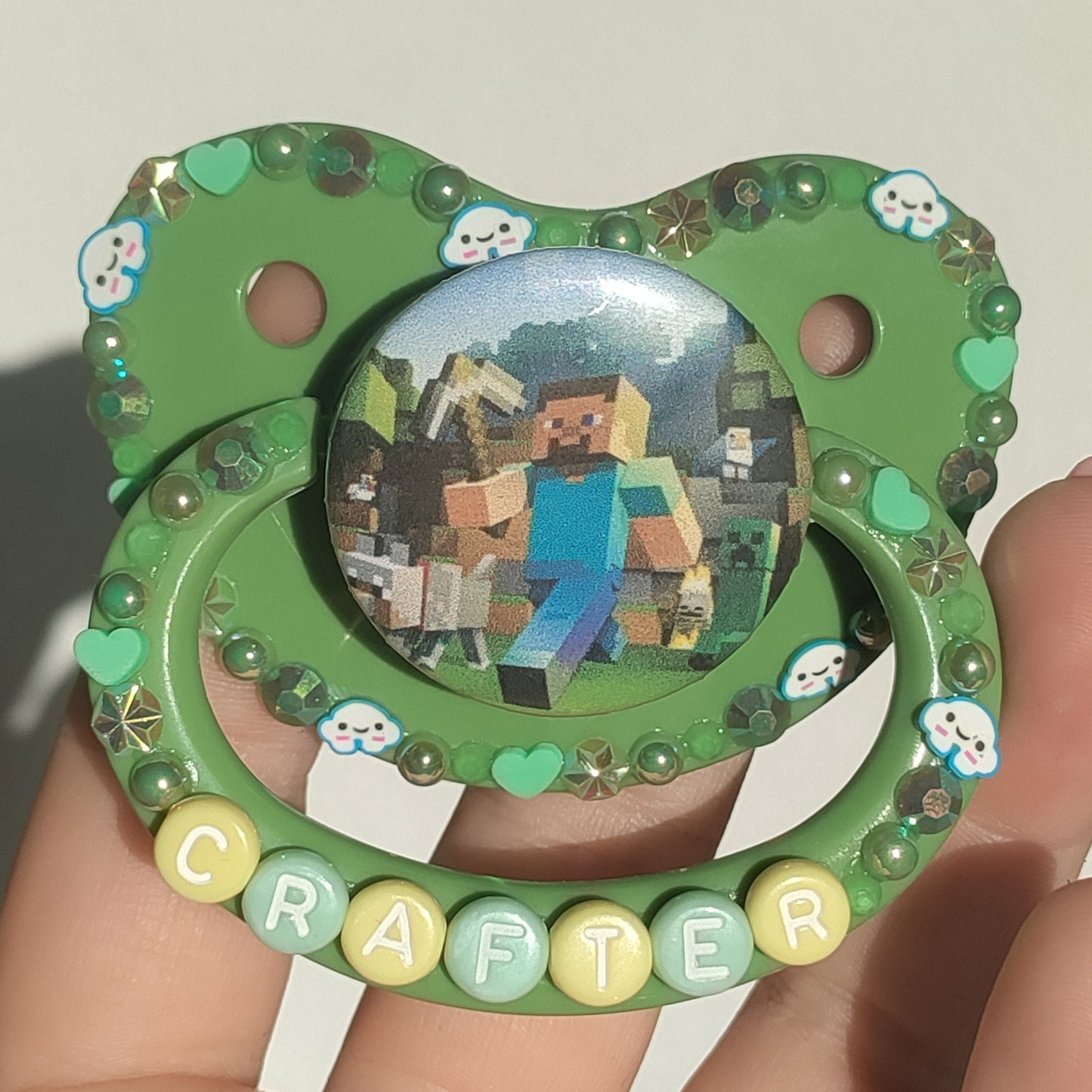 'Crafter' Minecraft Adult Paci