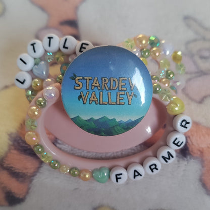 'Little Farmer' Stardew Valley Adult Paci