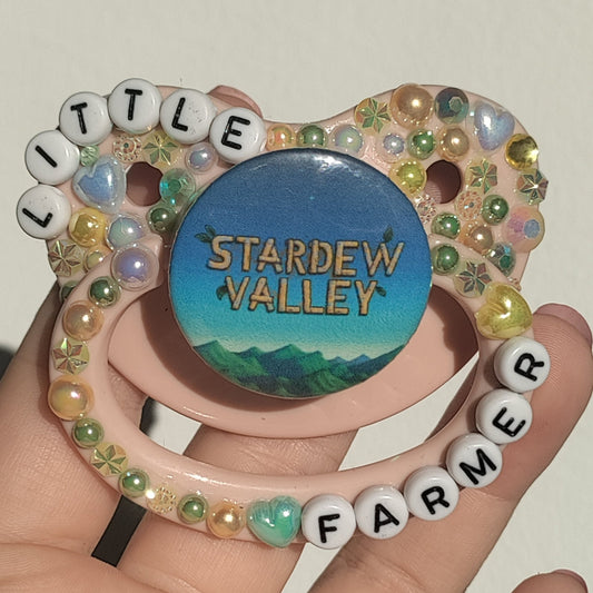 'Little Farmer' Stardew Valley Adult Paci