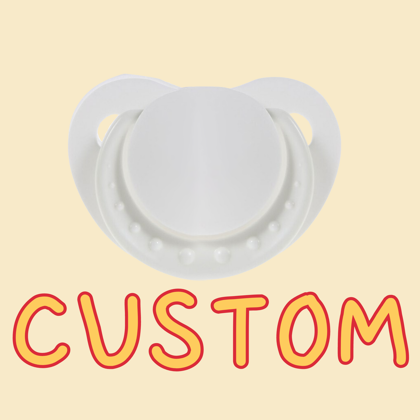 Custom Small Shield Paci