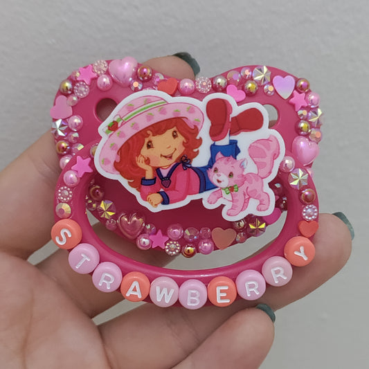 Strawberry Shortcake and Cat Remake Paci