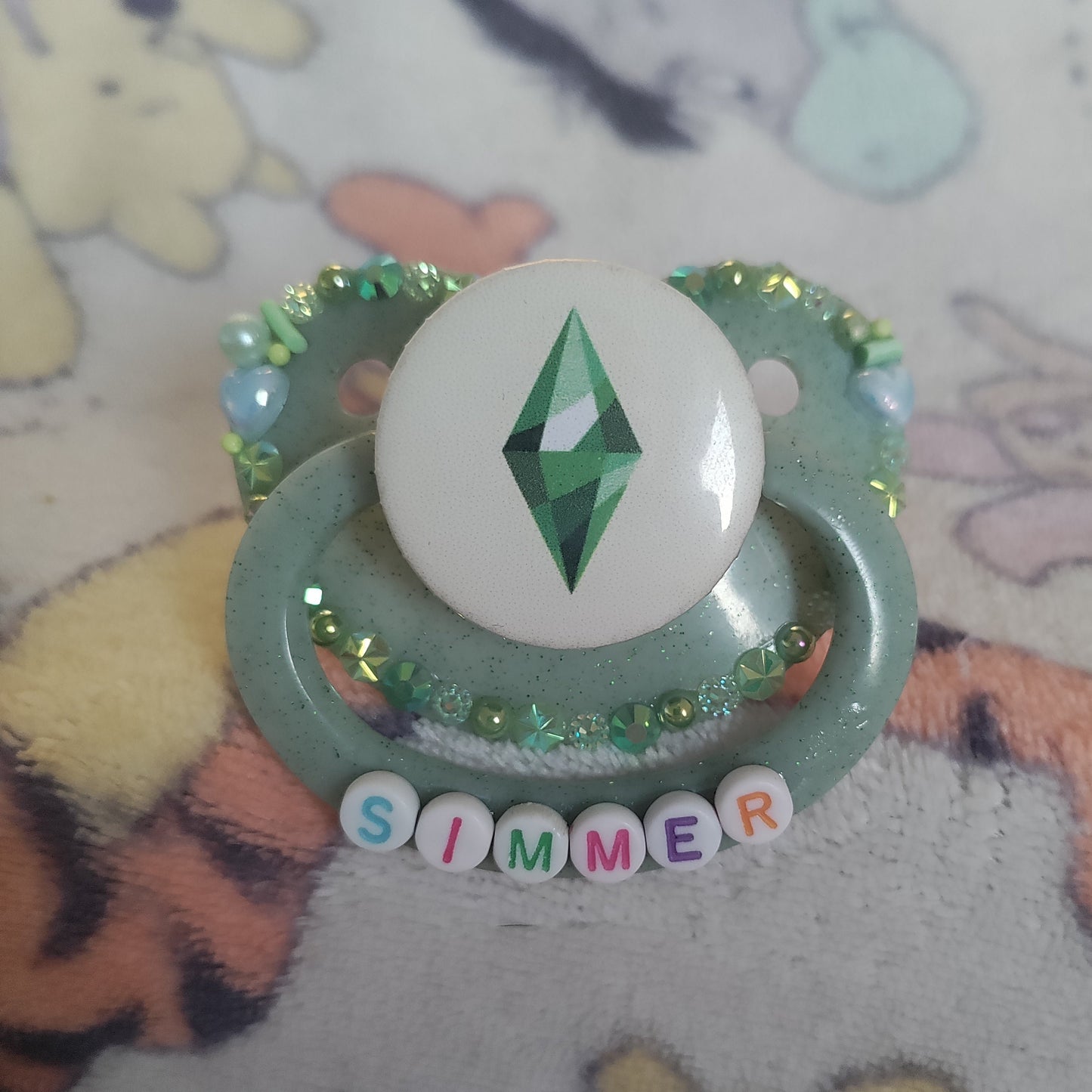 'Simmer' Sims Plumbob Adult Remake Paci